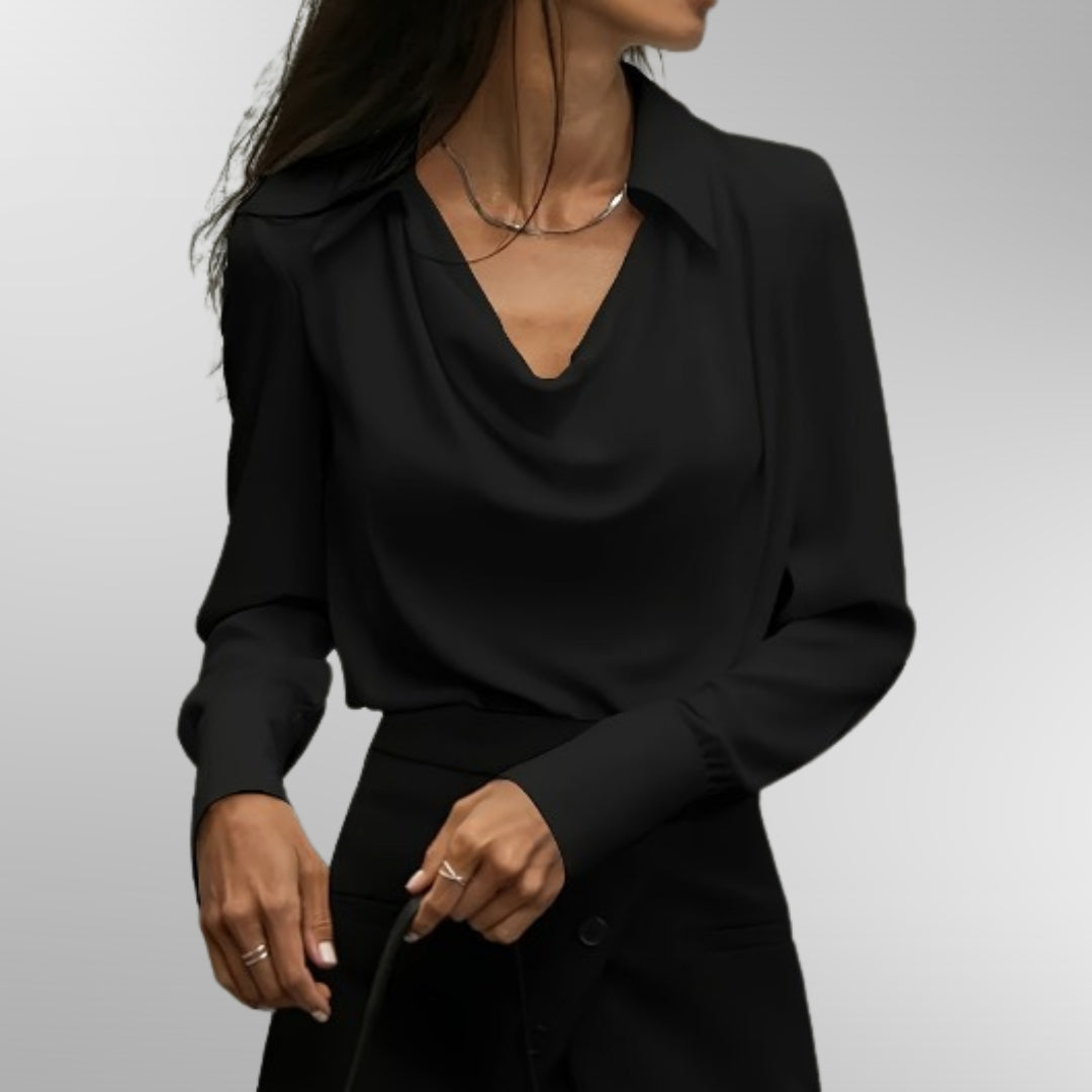 Lily | Elegante Satinkleidbluse