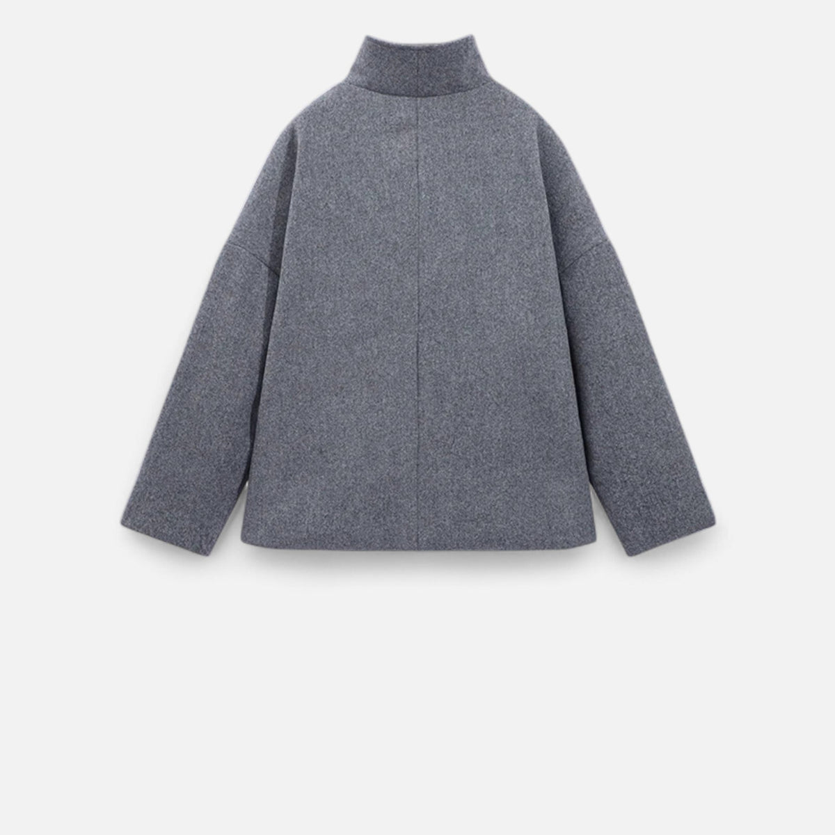 Cappotto corto da donna con collo alto