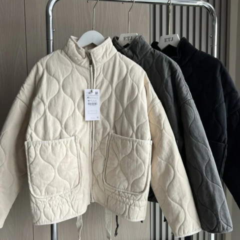 Women's Quilted Padded Jacket Warm Everyday Layer