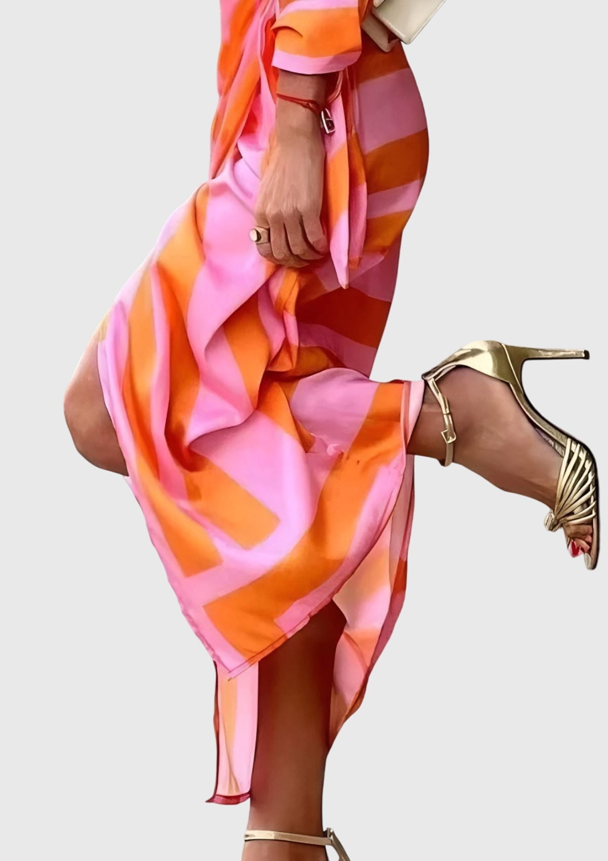 Lily | Elegant Wrap Dress with Print