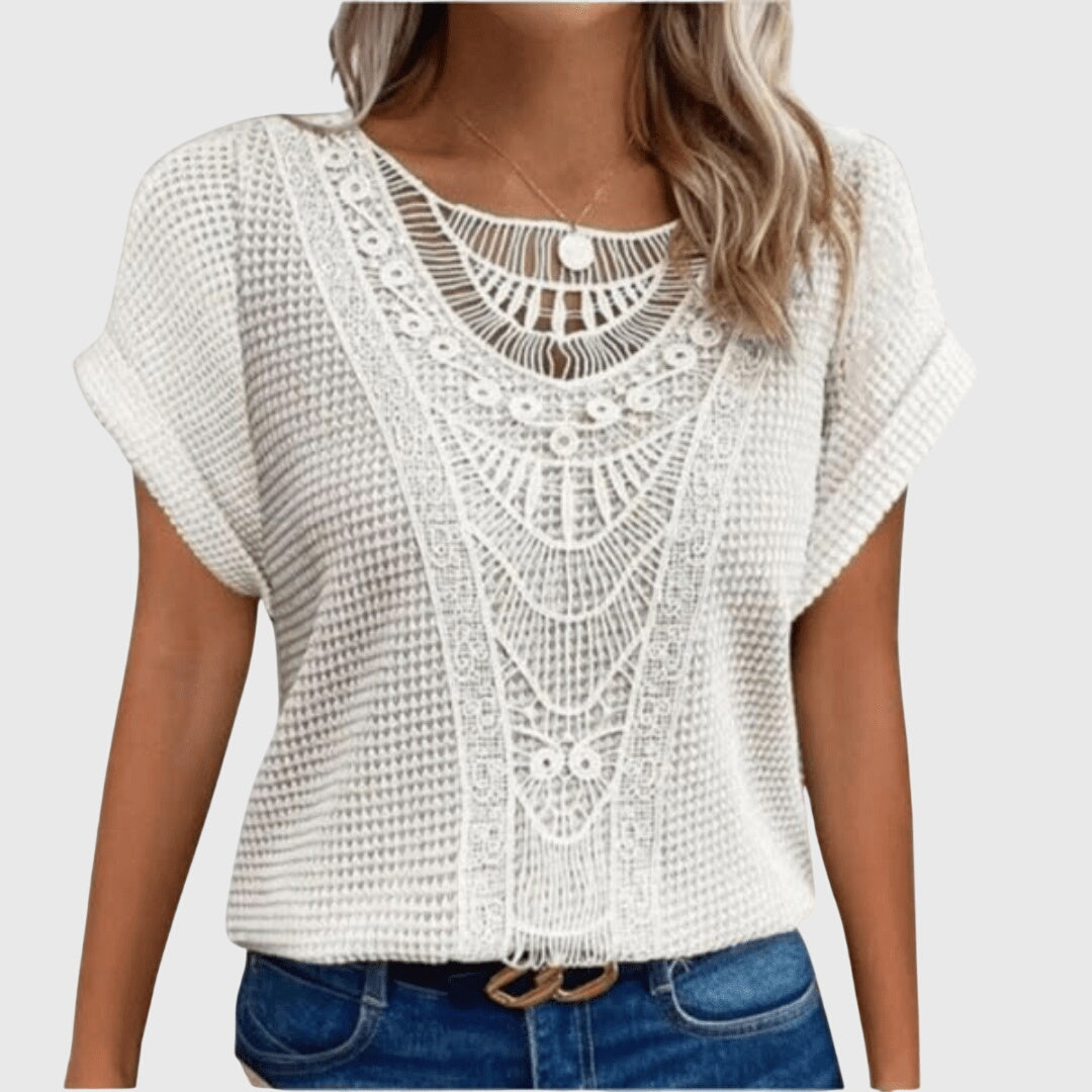 Lily | Elegante Bluse im Ibiza-Stil