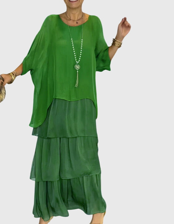 Annie | Langes und fließendes elegantes Kleid