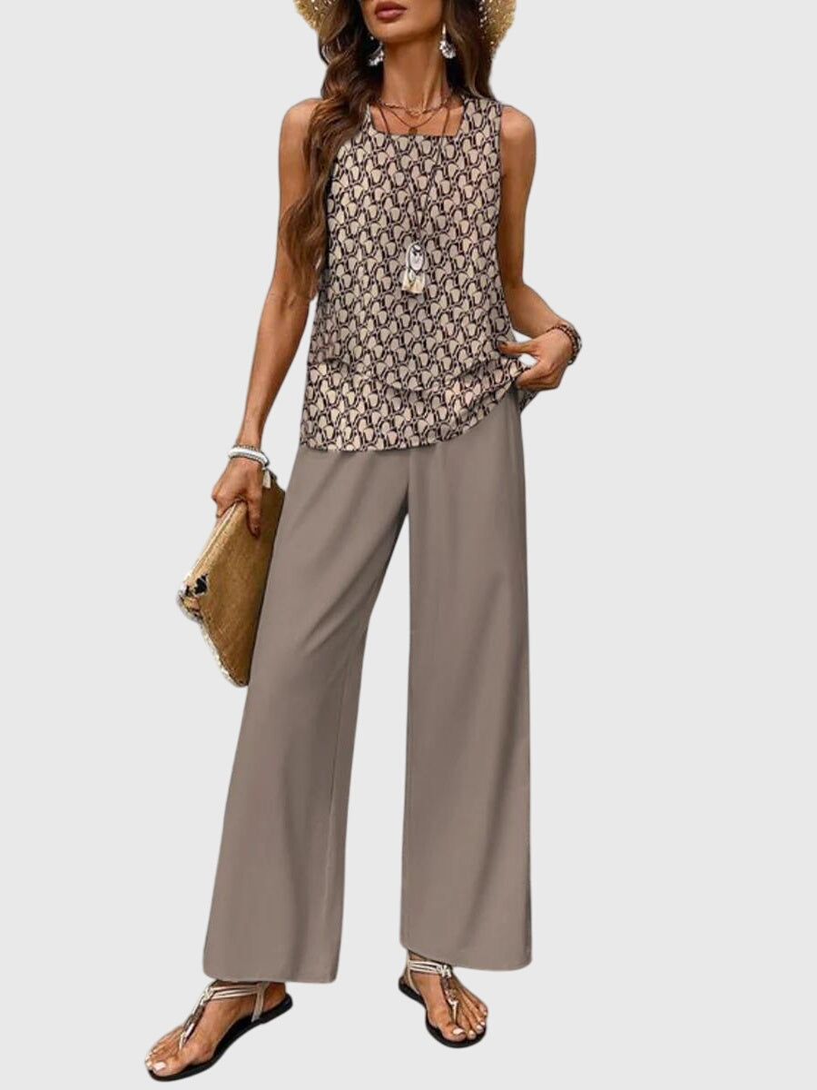 Annie | Conjunto veraniego elegante de 2 piezas