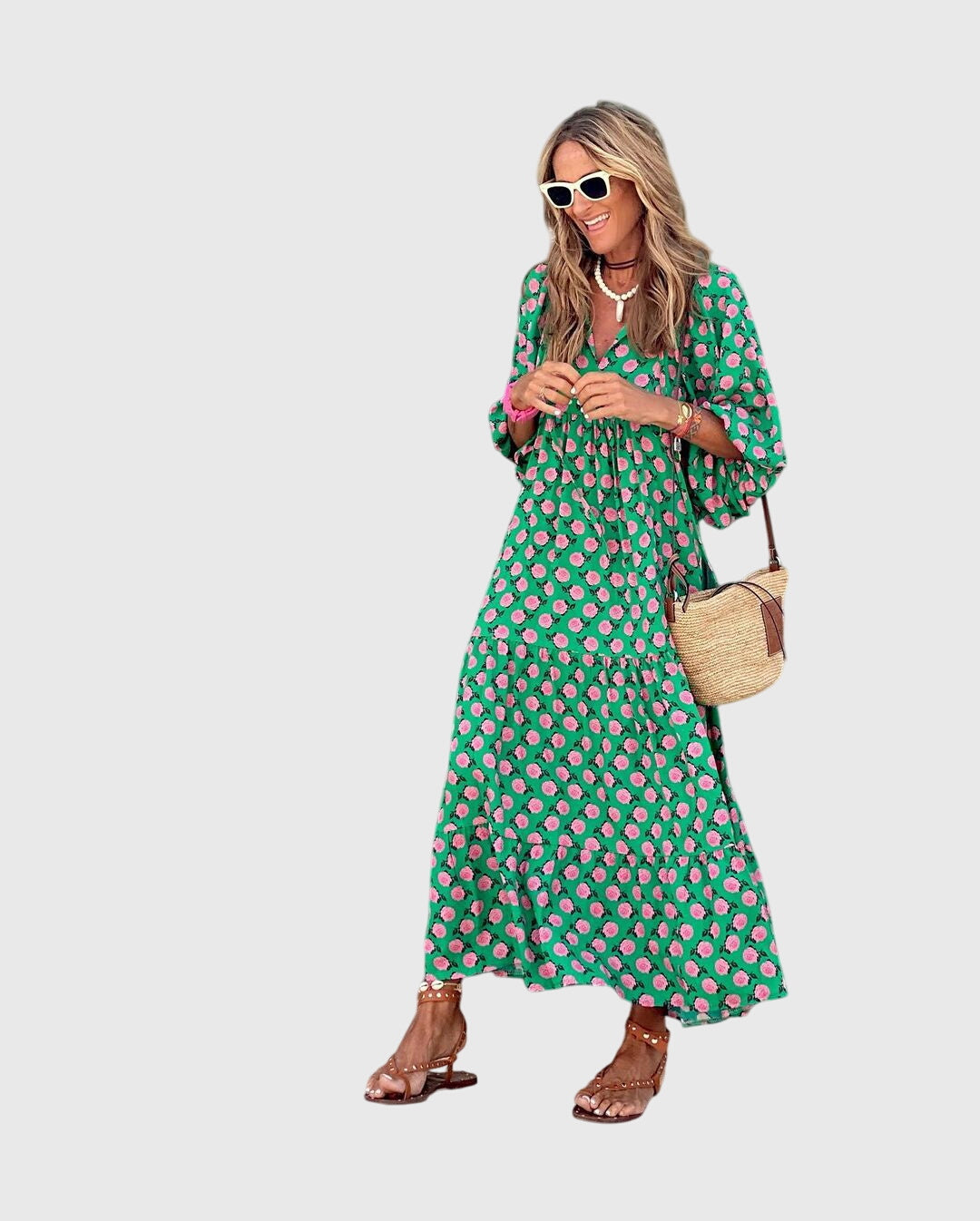 Lily | Boho Maxikleid