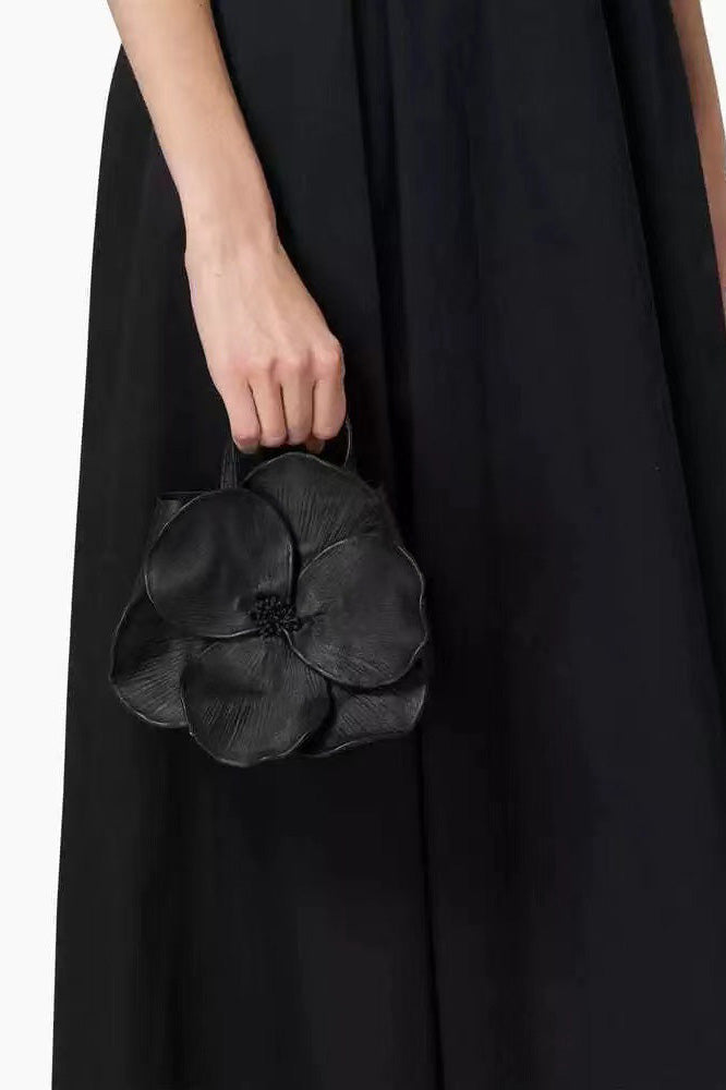 Floral Leather Handbag