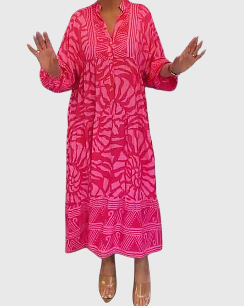 Lily | Maxi Dress With Elegant Print