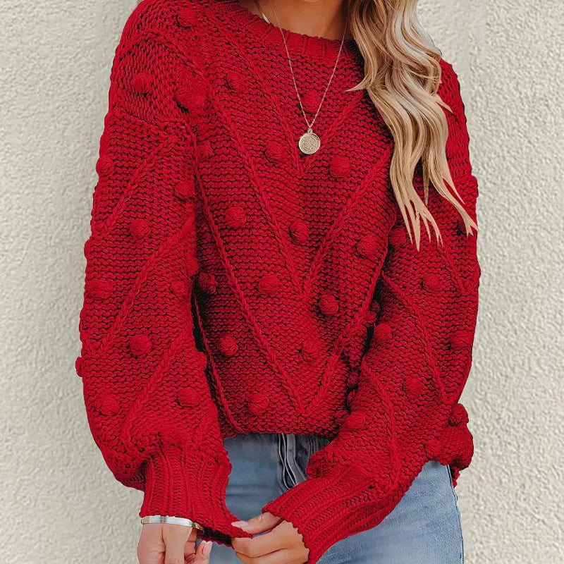 Rose - Casual Knit Sweater