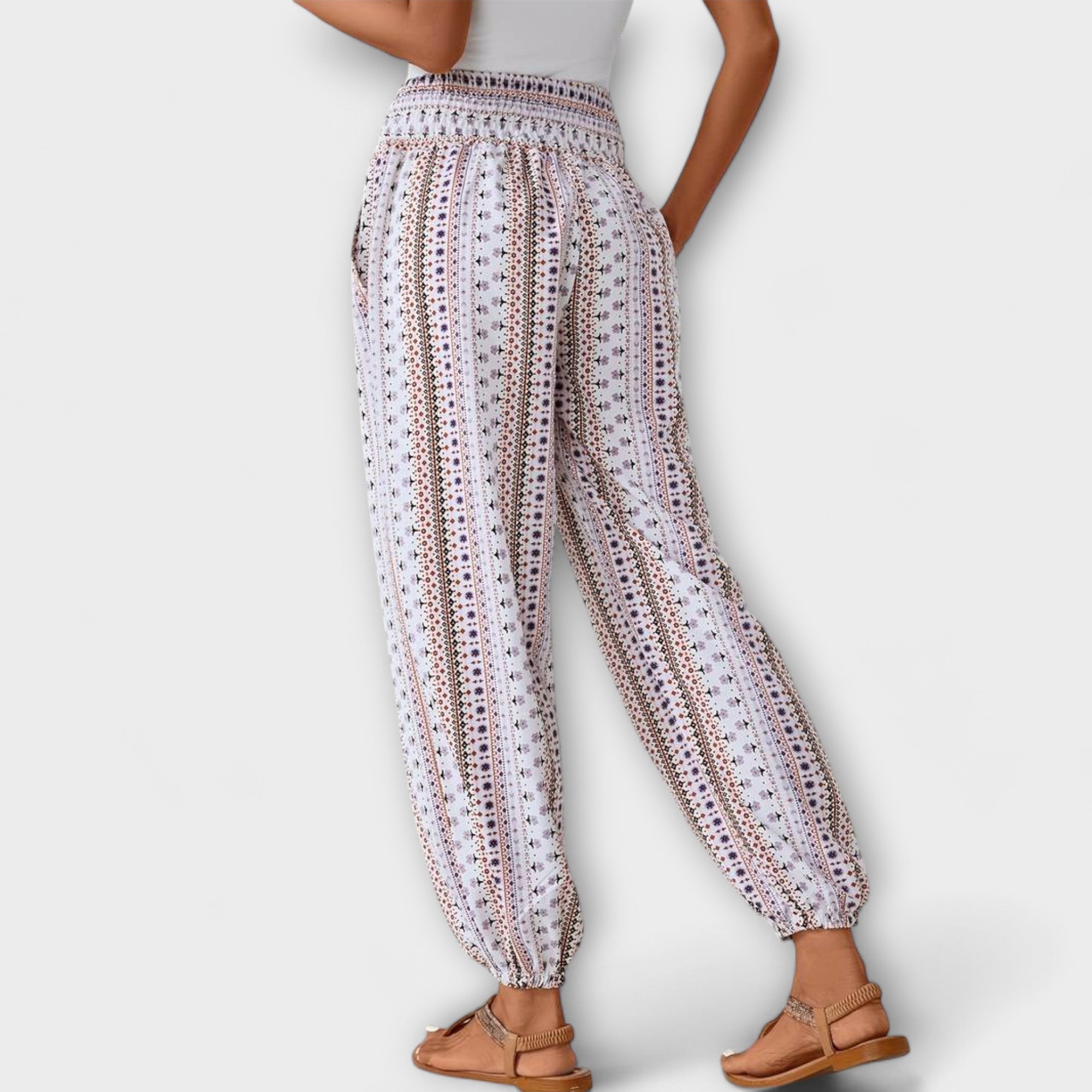 Pantalones de pierna ancha para mujer