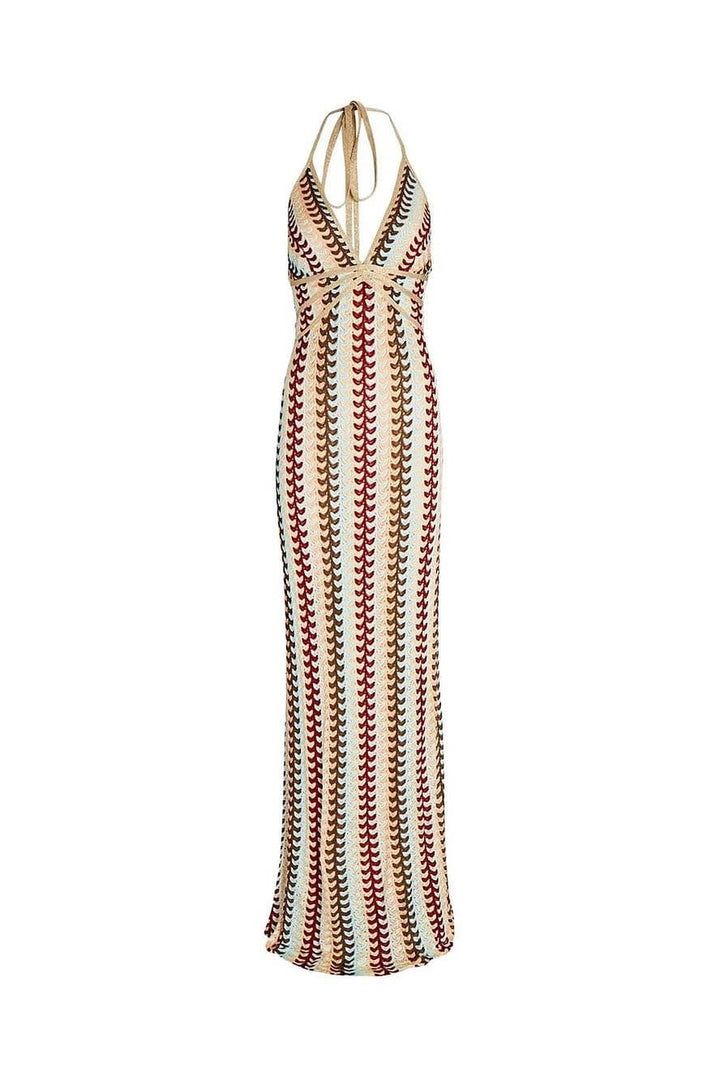 Isla Boho Knit Maxi Dress