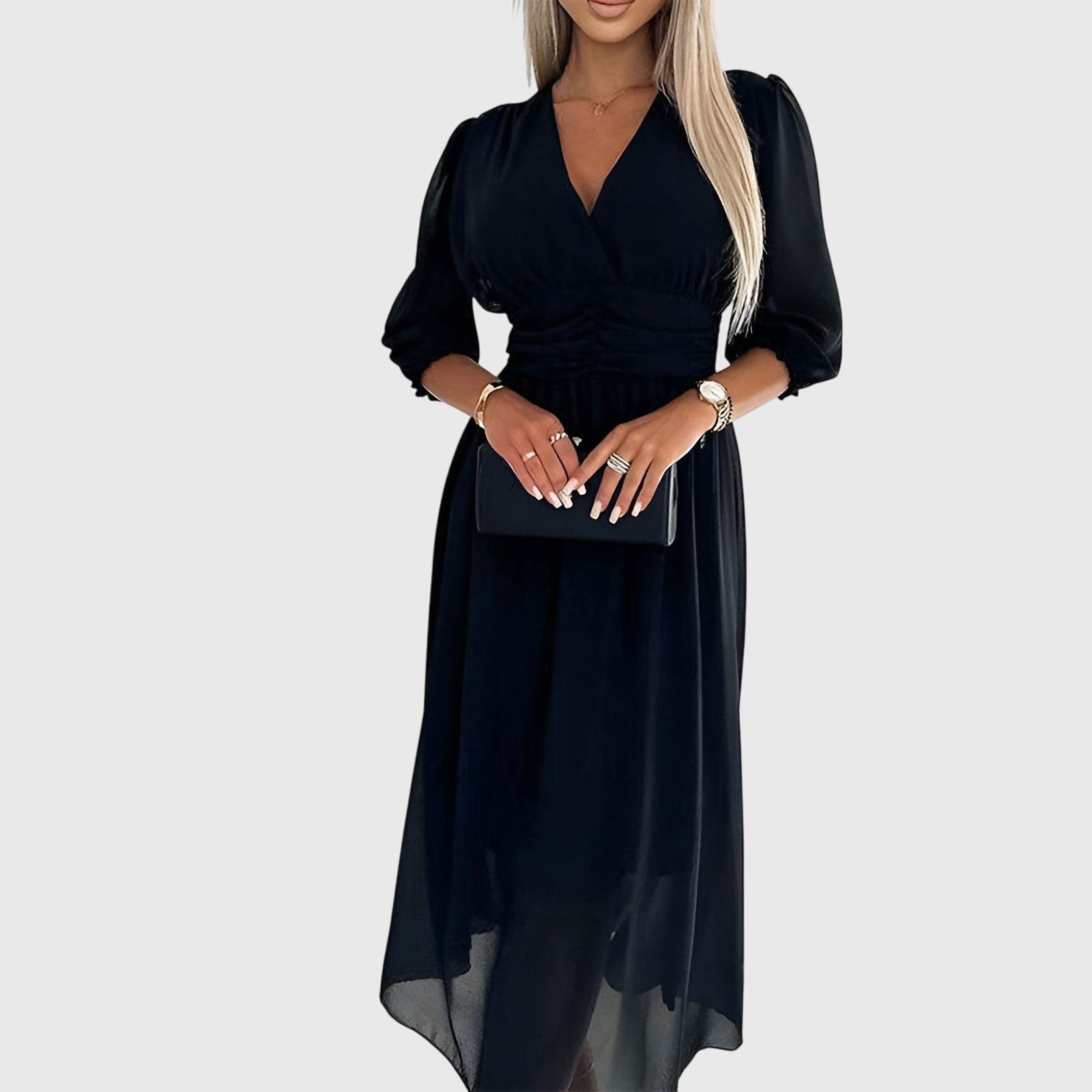 Lily | Lightweight Silky Chiffon Dress
