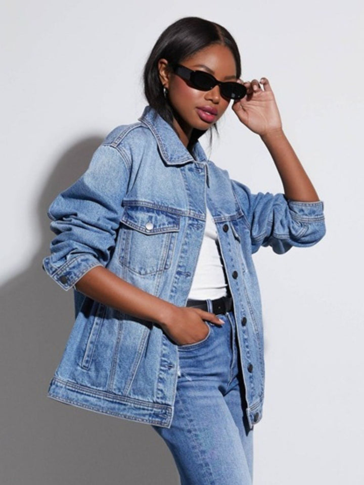 The Everyday Button-Up Denim Jacket