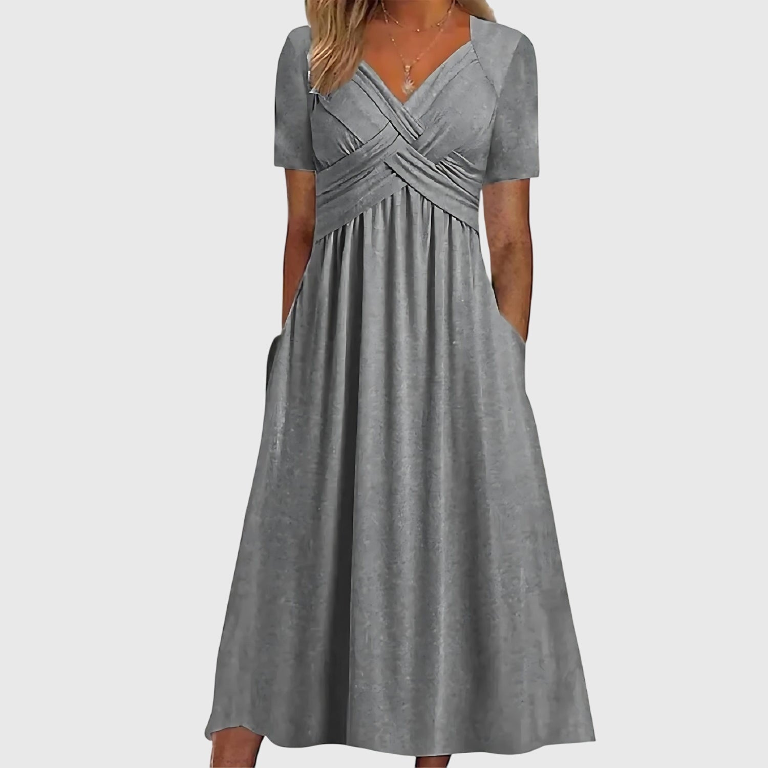 Lily | Midi Dress with Tummy Control.