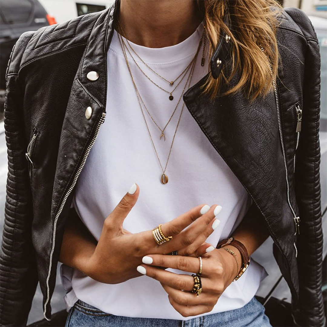 Janet | Chaqueta de cuero genuino