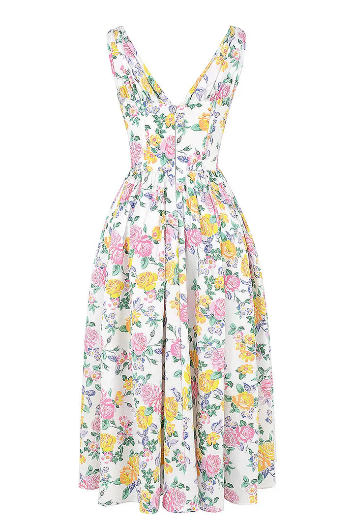 Evie Floral Midi Dress