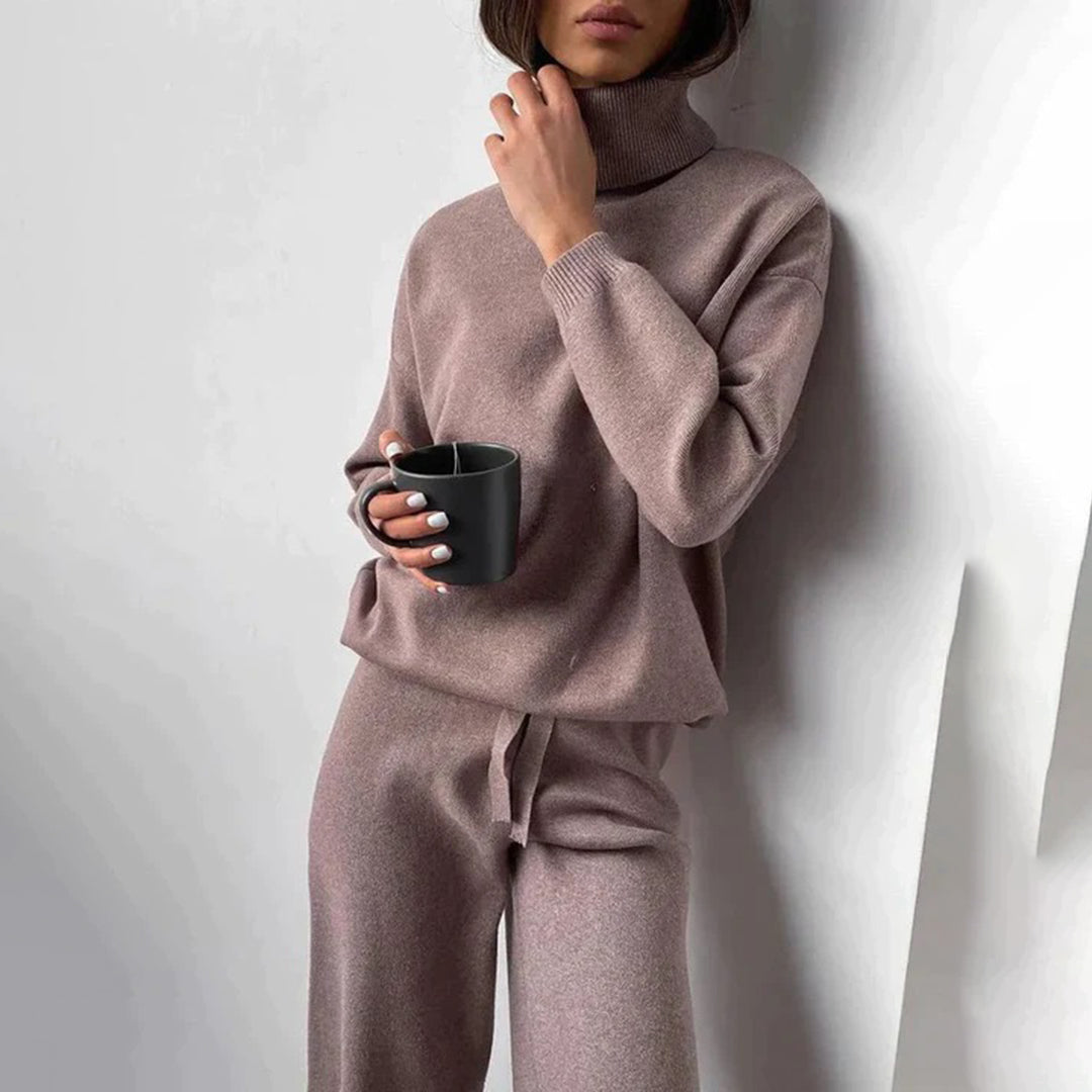 Conjunto informal cómodo a juego para mujer