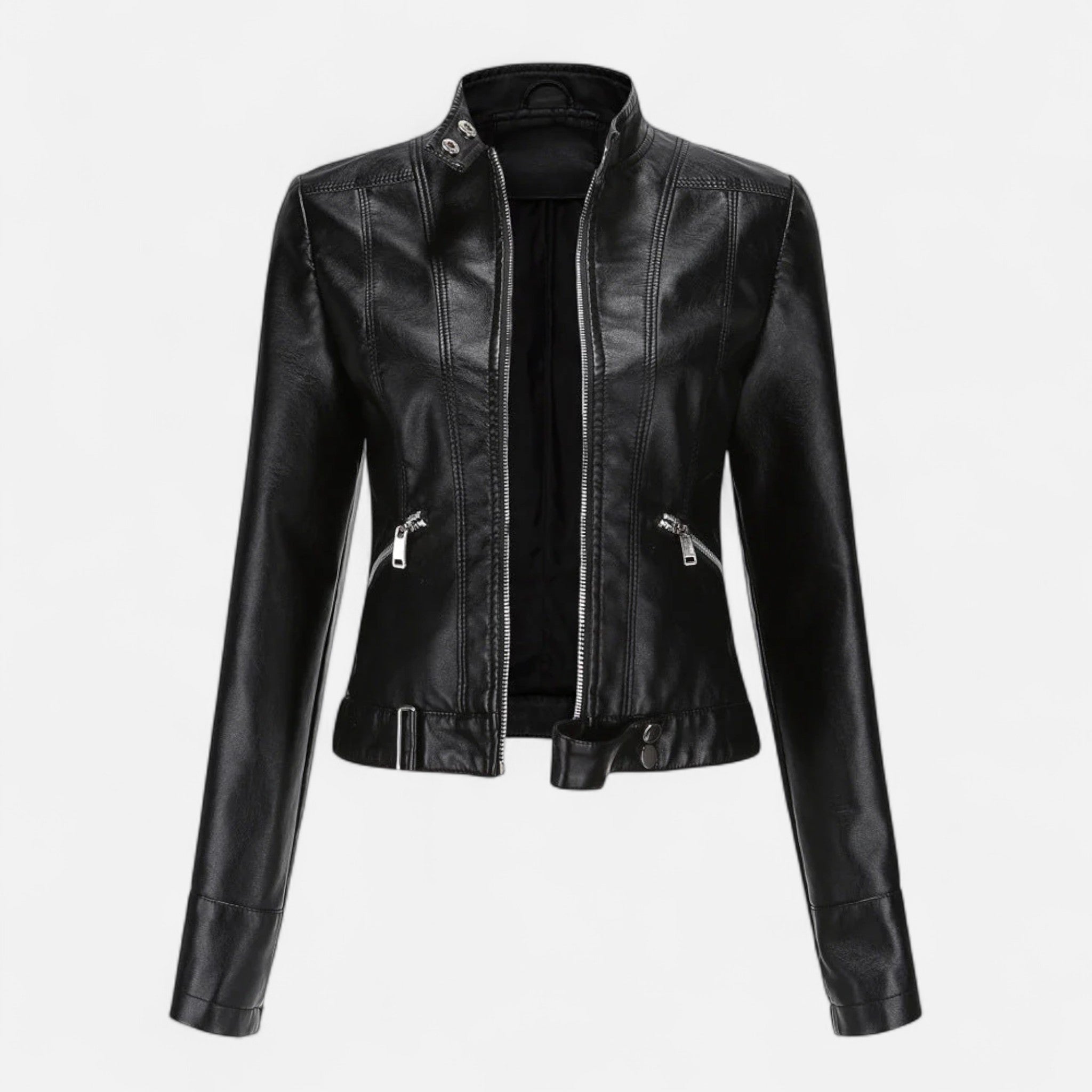 Women's Faux Leather Jacket Classic Cut Premium Finish