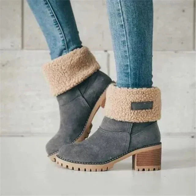Ella | Botas de lana hasta media pantorrilla