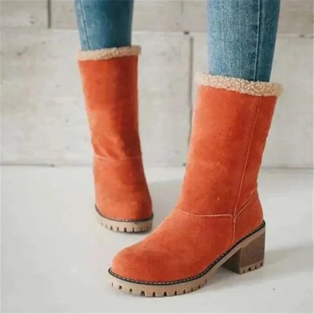 Ella | Botas de lana hasta media pantorrilla
