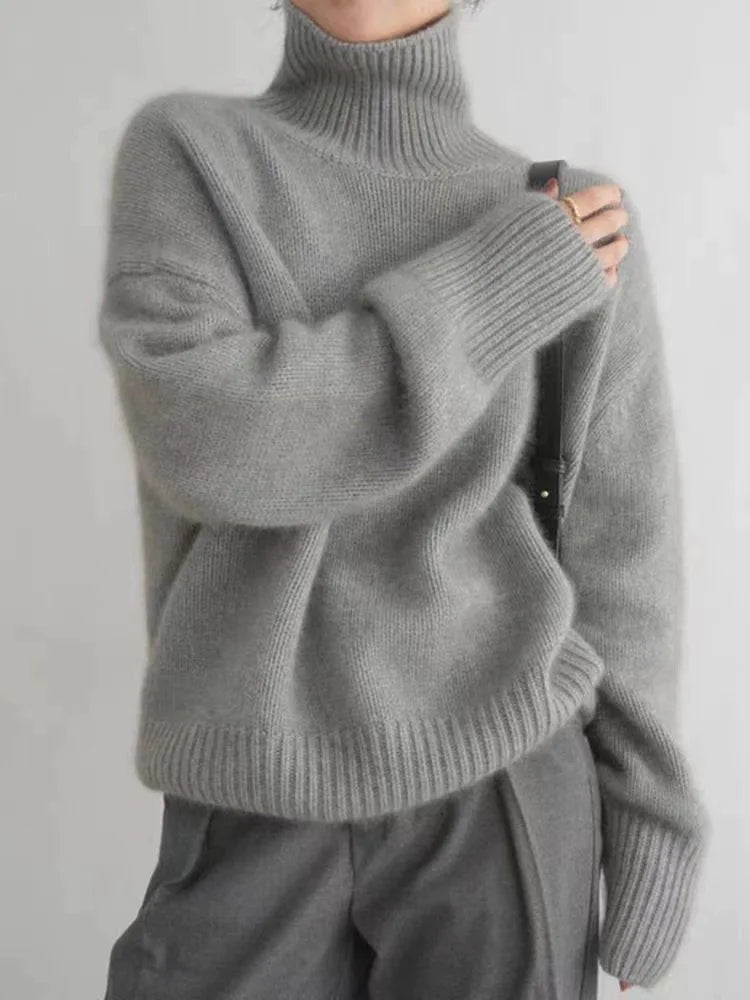 Amaya | Luxus Kaschmir Rollkragenpullover