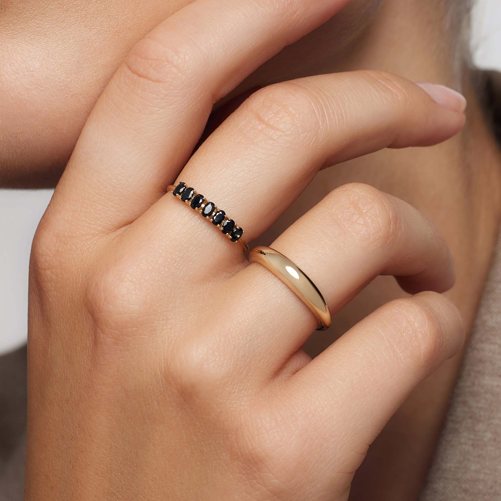 Clara | Massiver Ring 14 Karat Gold