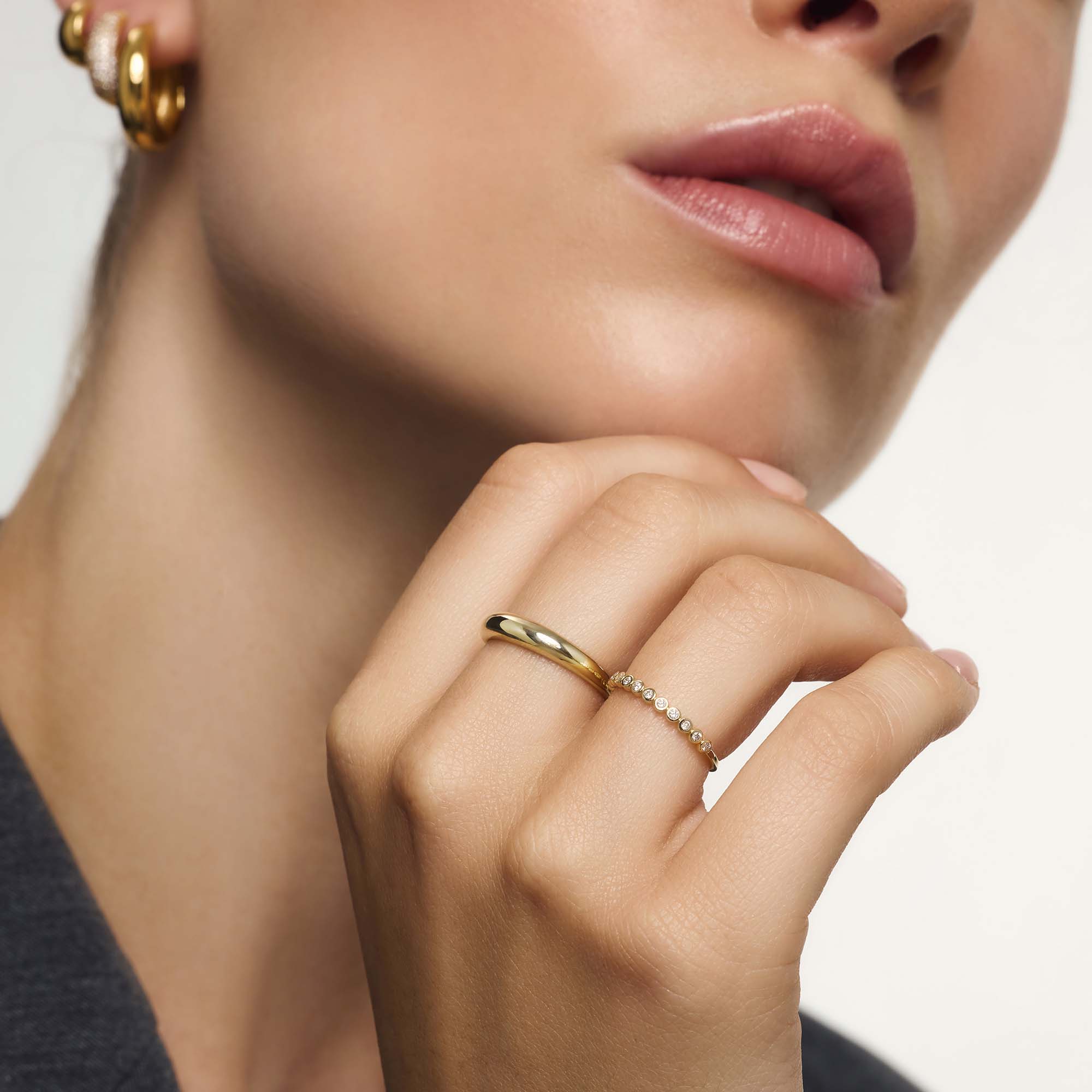 Clara | Diamantring 18 Karat Gold