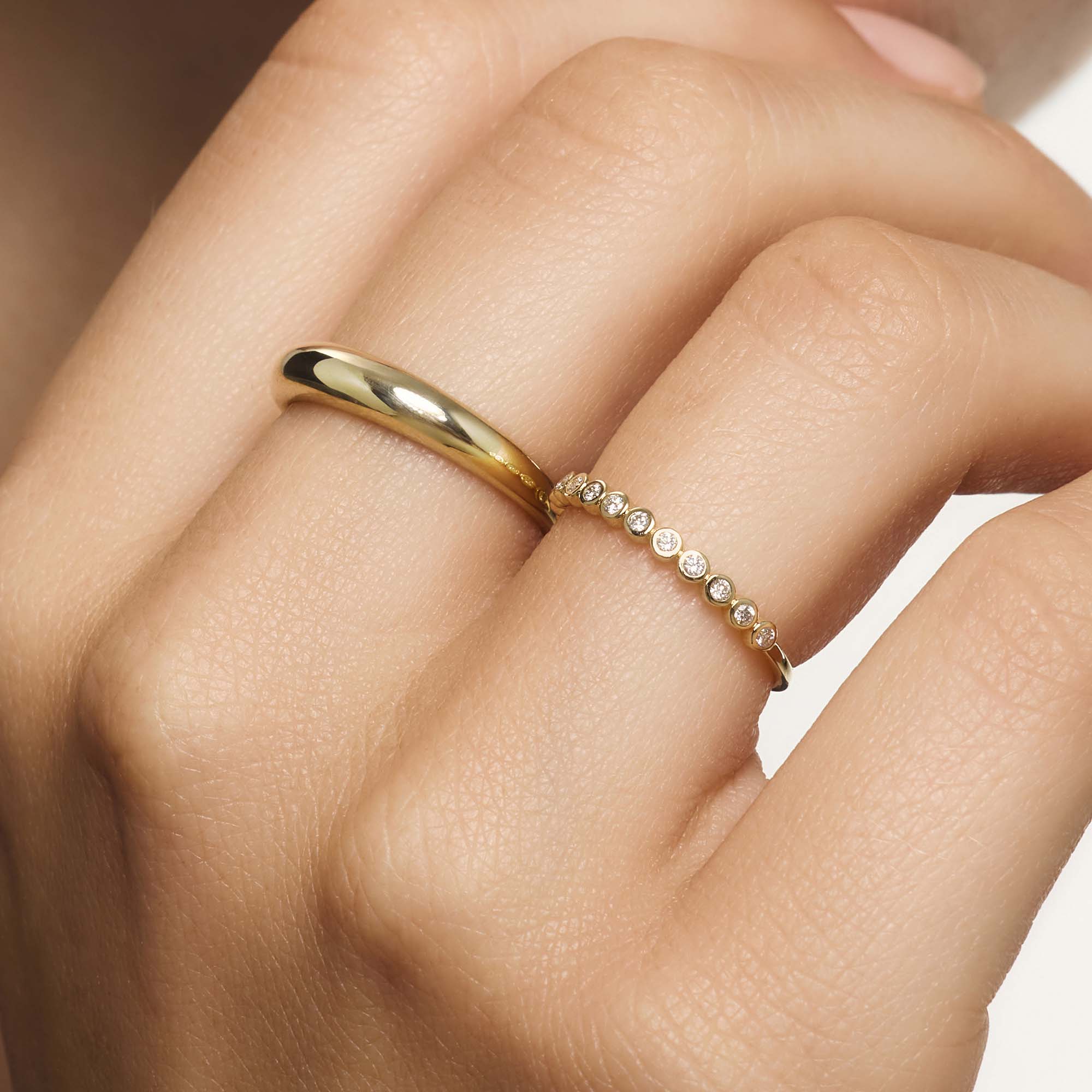 Clara | Diamantring 18 Karat Gold