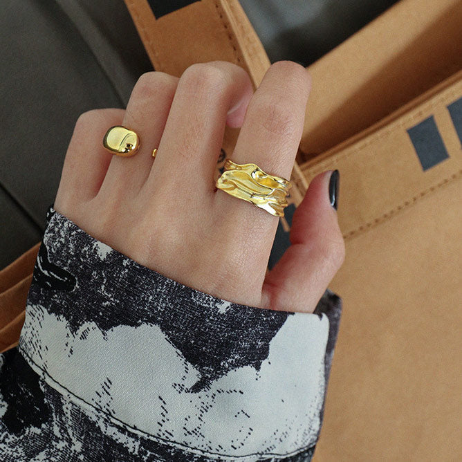 Clara | Großer Ring 18 Karat Gold