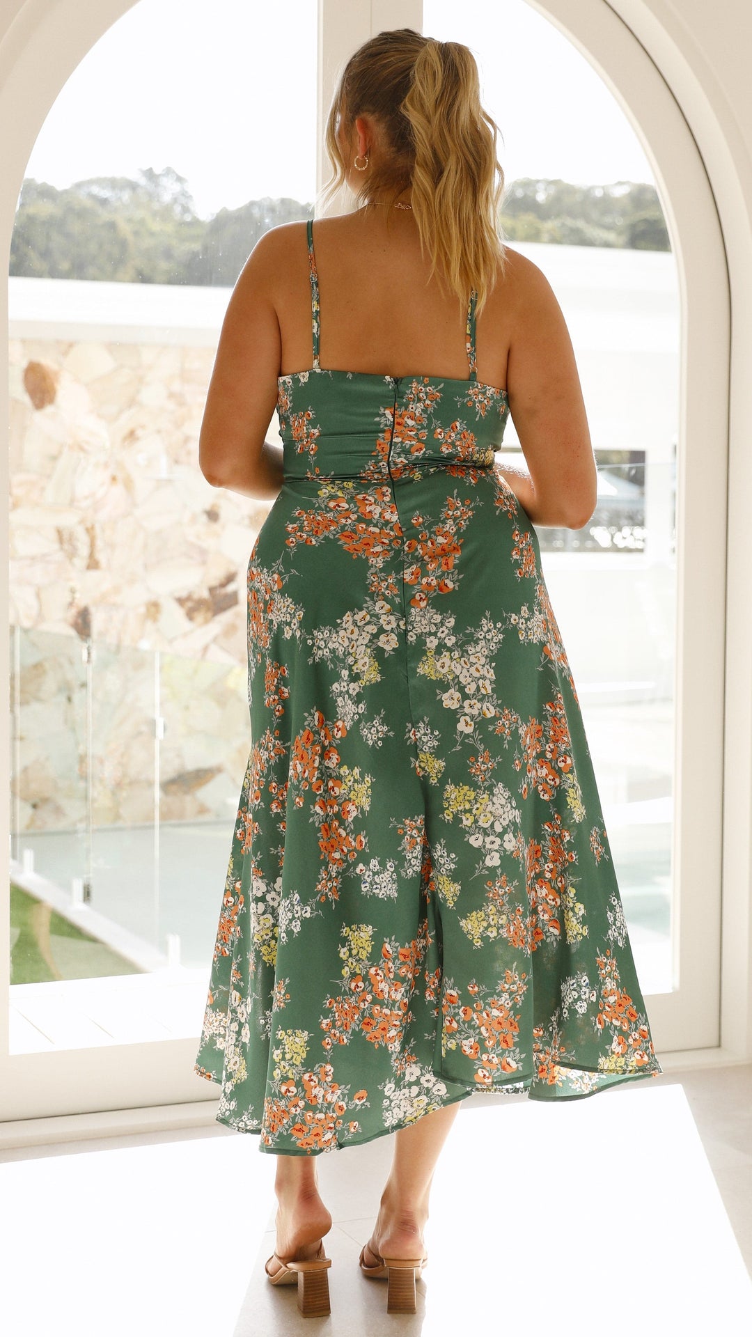 Artemis Floral Midi Dress