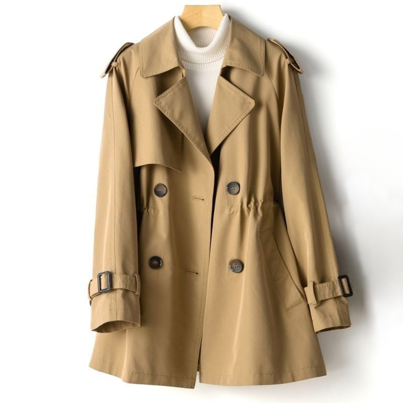 Women's Lightweight Trench Coat Classic Structured Silhouette