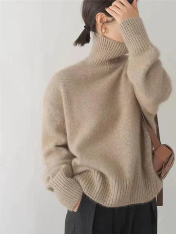 Amaya | Luxus Kaschmir Rollkragenpullover