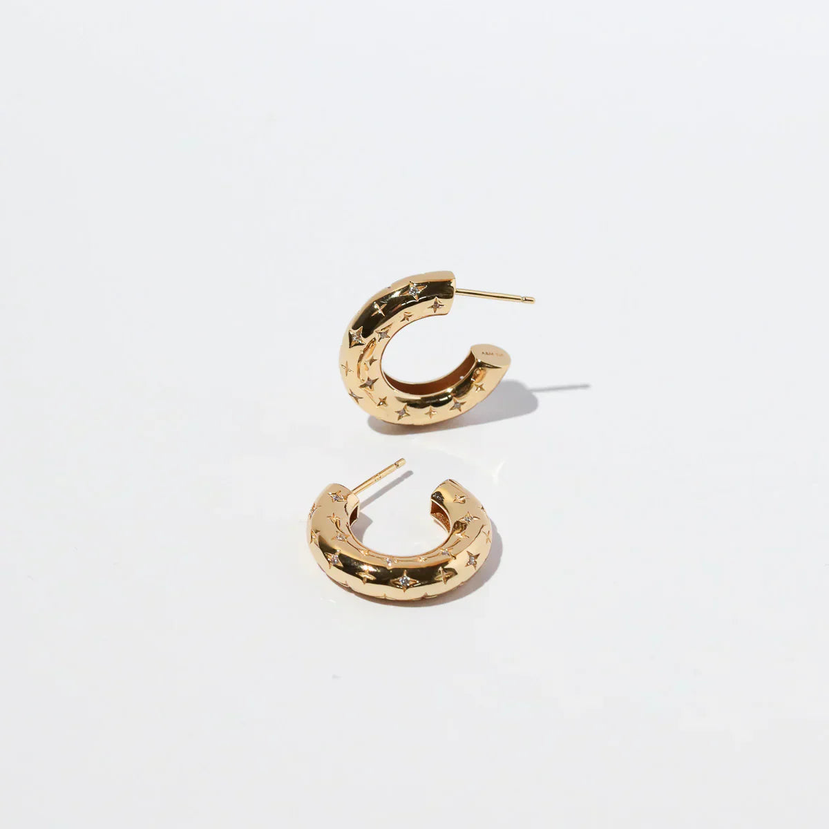 Clara | Stern-Ohrringe 18 Karat Gold