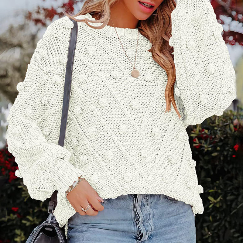 Rose - Casual Knit Sweater