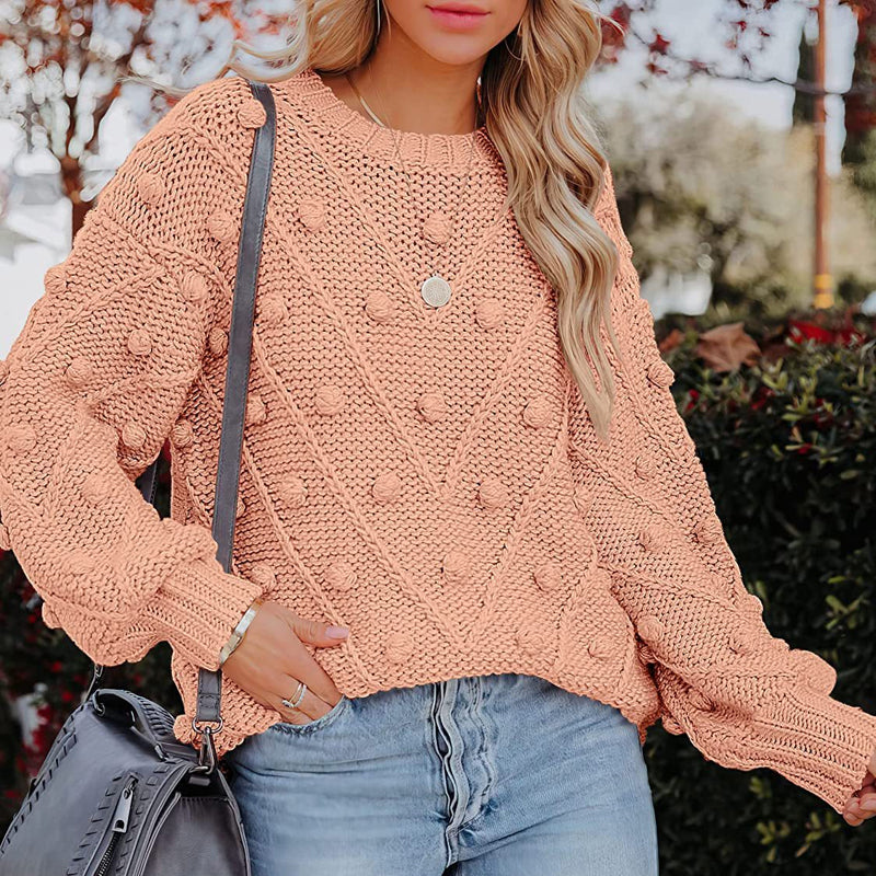 Rose - Casual Knit Sweater