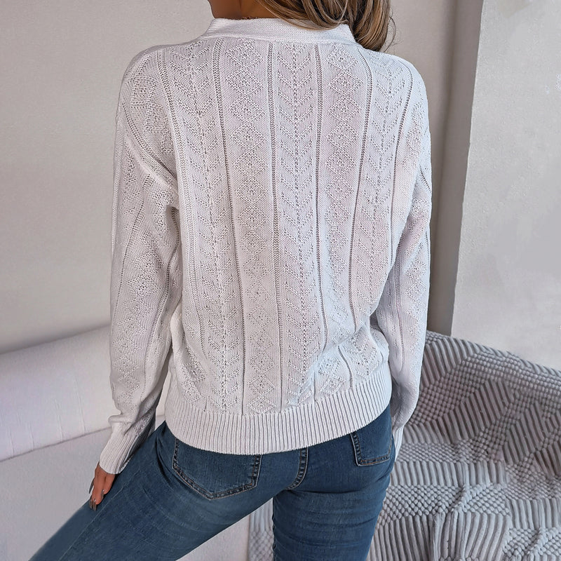 Ella -  Casual Cable-Knit Sweater