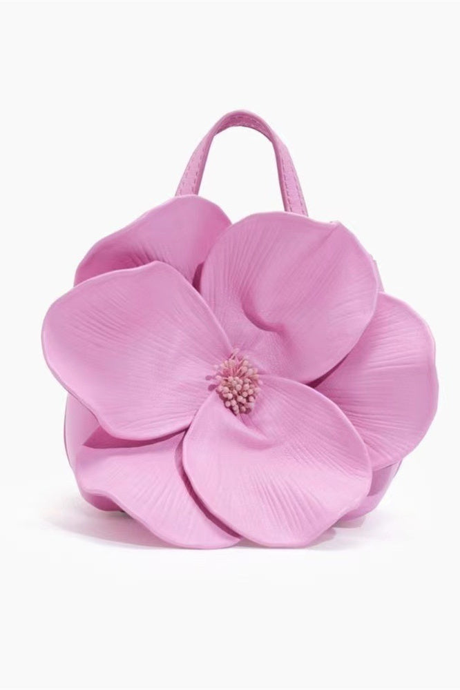 Floral Leather Handbag