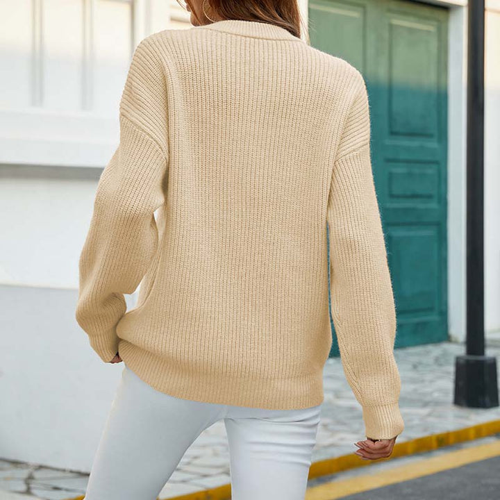 Scarlett - Elegan Cable-Knit Sweater