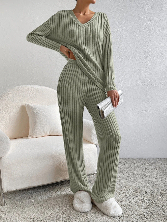 Melina - Ribbed Knit Lounge Set