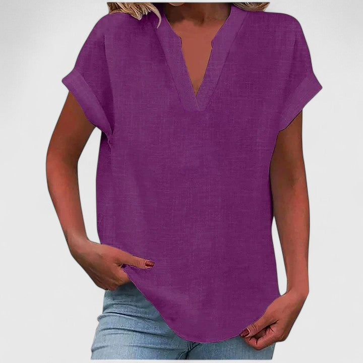 Annie | Blusa cómoda con escote en V