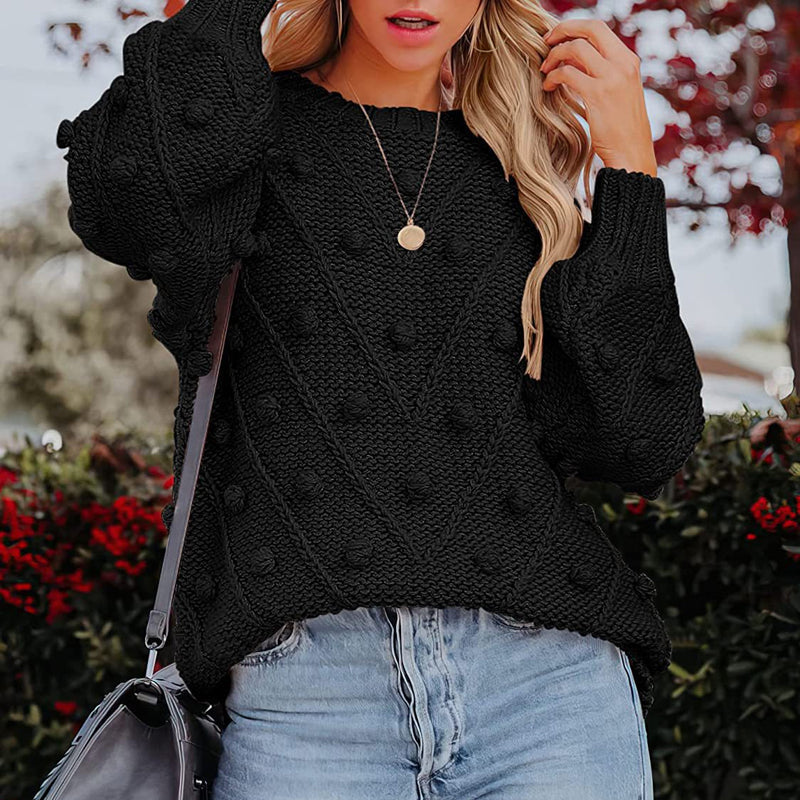 Rose - Casual Knit Sweater