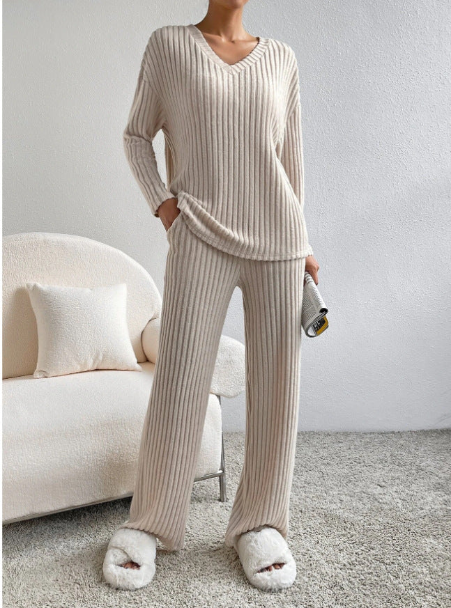 Melina - Ribbed Knit Lounge Set