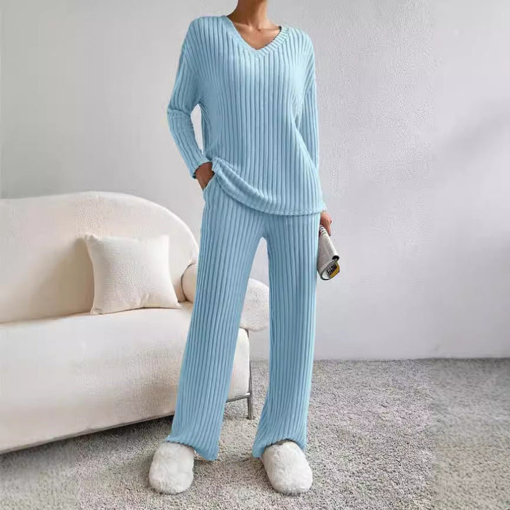 Melina - Ribbed Knit Lounge Set