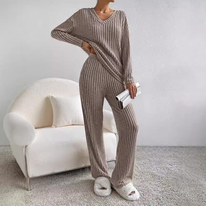 Melina - Ribbed Knit Lounge Set