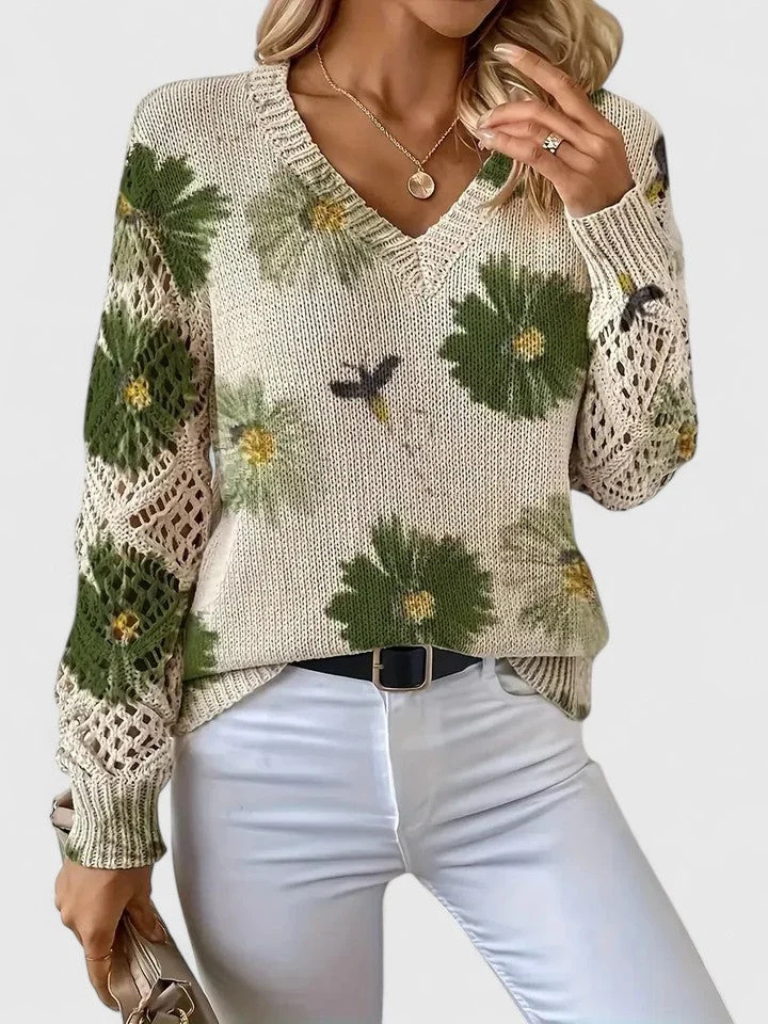 Jewel | Pull Fleurissant