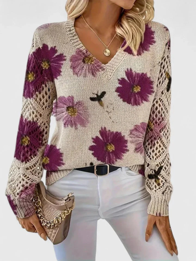 Jewel | Pull Fleurissant