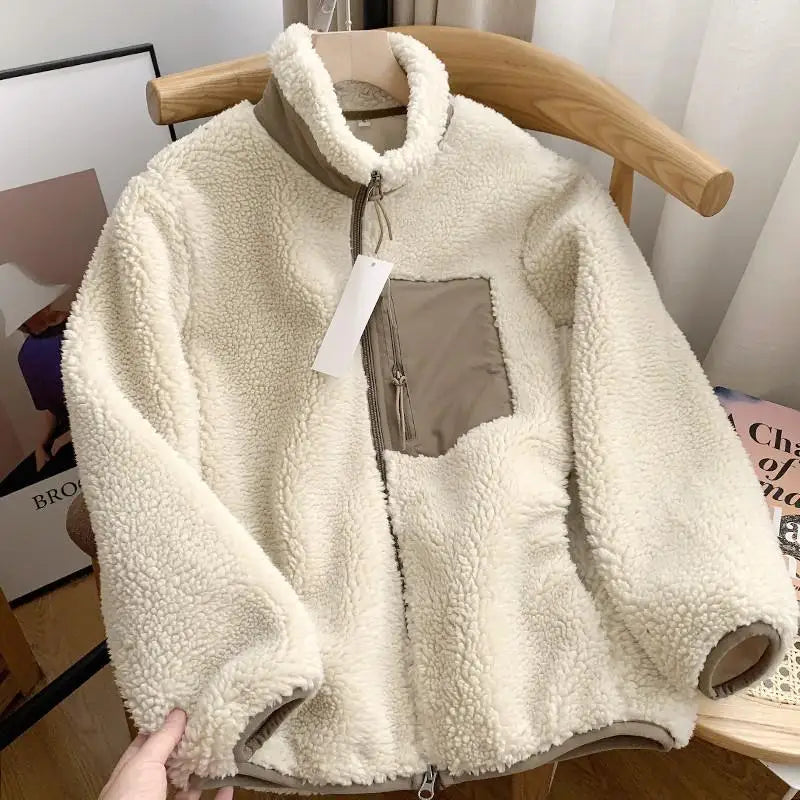 Chaqueta de invierno suave para mujer, ligera, cálida y lujosa