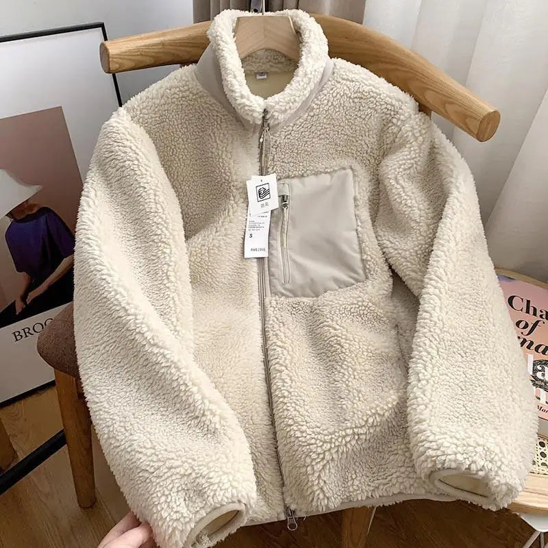 Chaqueta de invierno suave para mujer, ligera, cálida y lujosa