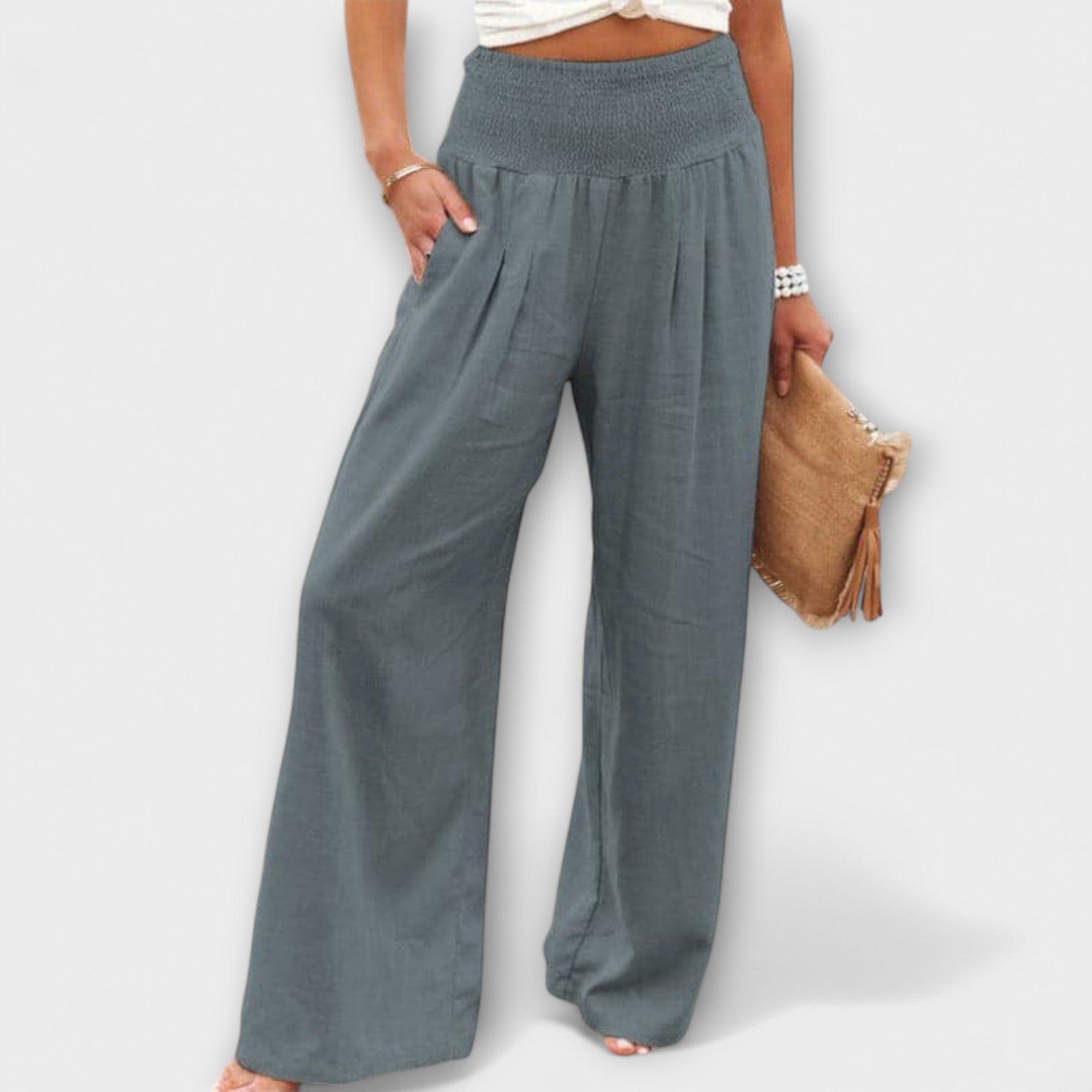 Pantalon large femme