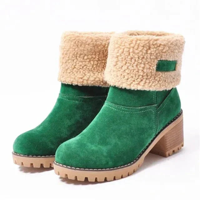 Ella | Botas de lana hasta media pantorrilla