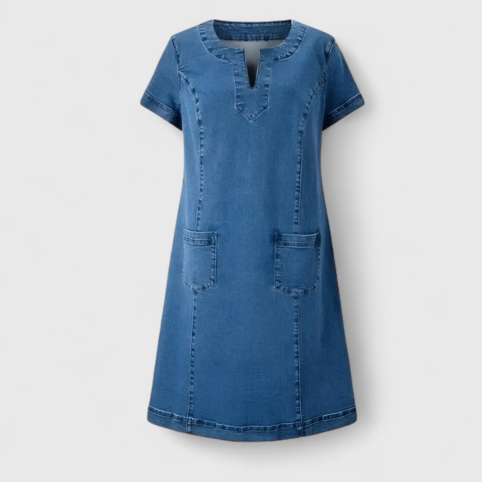 Lily | Elegantes Jeanskleid