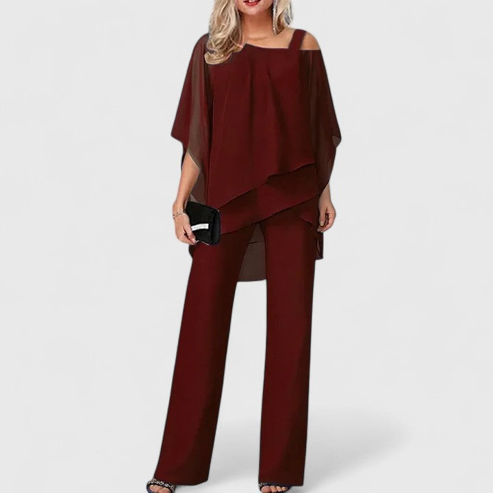 Annie | Conjunto elegante de pantalón y blusa